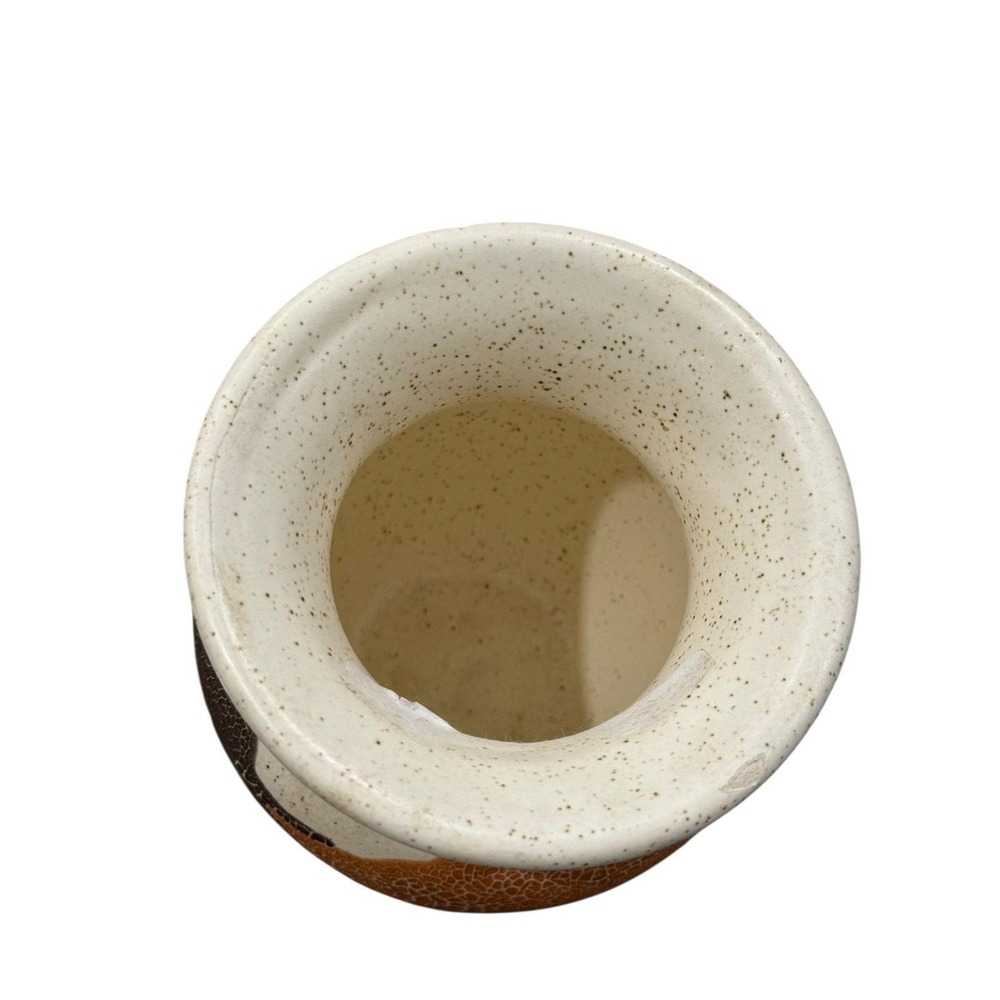 Royal Haeger Earth Wrap Vase Lava Glaze Ceramic MCM Vintage Textured 6"‎ - Picture 7 of 13